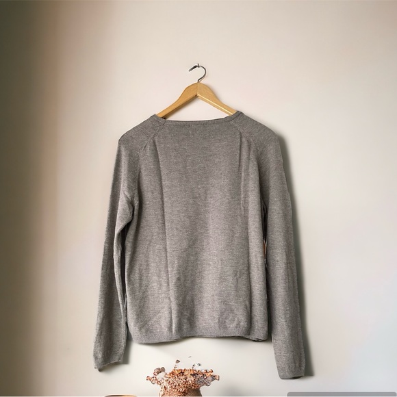 2/$30 Mexx Gray Crew Neck Sweater With Aztec Designs - Picture 2 of 8